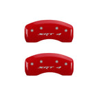 MGP 4 Caliper Covers Engraved Front & Rear SRT4 Red finish silver ch