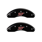MGP 4 Caliper Covers Engraved Front & Rear ST Black finish silver ch