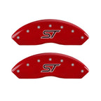 MGP 4 Caliper Covers Engraved Front & Rear ST Red finish silver ch
