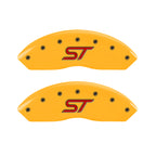 MGP 4 Caliper Covers Engraved Front & Rear ST Yellow finish black ch