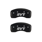 MGP 4 Caliper Covers Engraved Front & Rear SVT Red finish silver ch