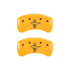 MGP Rear set 2 Caliper Covers Engraved Rear S197/Bar & Pony Yellow finish black ch