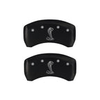 MGP Rear set 2 Caliper Covers Engraved Rear Tiffany Snake Red finish silver ch