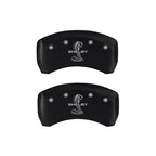 MGP Rear set 2 Caliper Covers Engraved Rear Tiffany Snake Red finish silver ch