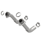 MagnaFlow 66-72 Chevy C10 Pickup V8 2-Piece Front Exhaust Pipe Kit (2in Tubing/Clamps/Inlet Flanges)