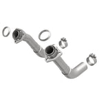 MagnaFlow 66-72 Chevy C10 Pickup V8 2-Piece Front Exhaust Pipe Kit (2in Tubing/Clamps/Inlet Flanges)