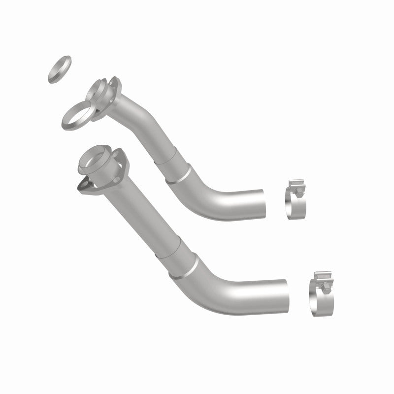 MagnaFlow 66-72 Chevy C10 Pickup V8 2-Piece Front Exhaust Pipe Kit (2in Tubing/Clamps/Inlet Flanges)