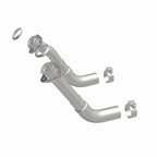 MagnaFlow 66-72 Chevy C10 Pickup V8 2-Piece Front Exhaust Pipe Kit (2in Tubing/Clamps/Inlet Flanges)