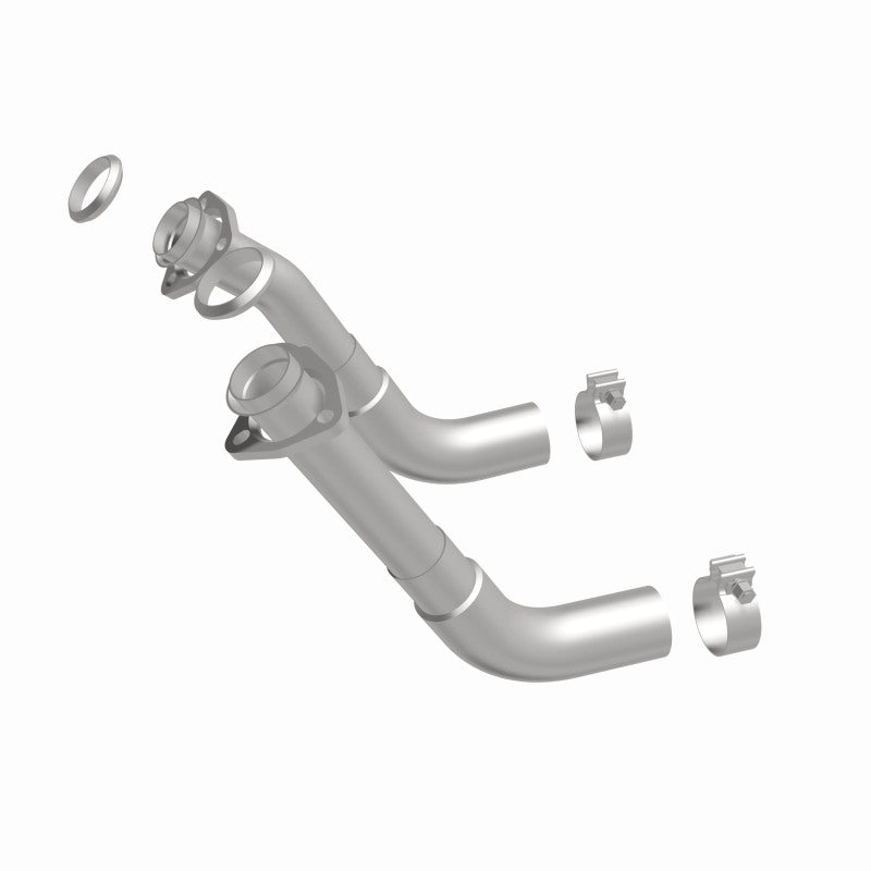 MagnaFlow 66-72 Chevy C10 Pickup V8 2-Piece Front Exhaust Pipe Kit (2in Tubing/Clamps/Inlet Flanges)