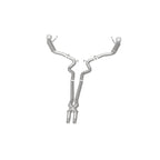 MagnaFlow Cat Back, SS, 2.5in, Competition, Dual Split Polished 4.5in Tips 2015 Ford Mustang V6 3.7L
