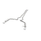 MagnaFlow Cat Back, SS, 2.5in, Competition, Dual Split Polished 4.5in Tips 2015 Ford Mustang V6 3.7L