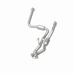 MagnaFlow Direct Fit Catalytic Converter 05-06 Jeep Grand Cherokee 3.7L Y-Pipe Assy (49 State)