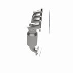 MagnaFlow Direct Fit Catalytic Converter 06-08 Kia Rio/Rio5 1.6L Manifold