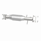 MagnaFlow Direct Fit Catalytic Converter GM S10 4.3L 4WD