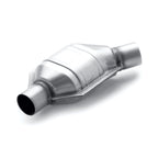 MagnaFlow Universal Catalytic Converter 2.25in Inlet/Outlet Angled Offset/Center Calif OBDII