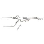 MagnaFlow SYS C/B 84-87 Buick Regal V6 3.8L Turbocharged SS 2.5in Street Series Dual Split Rear Exit