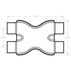 MagnaFlow Smooth Trans X 2.25/2.25 X 12 SS