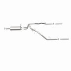 Magnaflow 09-13 Dodge Ram 1500 V6 3.6L Dual Spilt Rear Exit Polished Stainless C/B Perf Exhaust