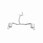 Magnaflow 2015 Audi Allroad 2.0L Touring Dual Spilt Rear Exit 2.5in 4in Tip SS C/B Perf Exhaust