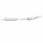 MagnaFlow Direct Fit Catalytic Converter 2002-2006 Sprinter 2500 2.7 L Underbody