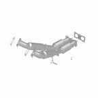MagnaFlow Direct Fit Catalytic Converter 2008-2012 LR2 3.2 L Underbody
