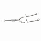 MagnaFlow Direct Fit Catalytic Converter 95-97 SC400 4.0L