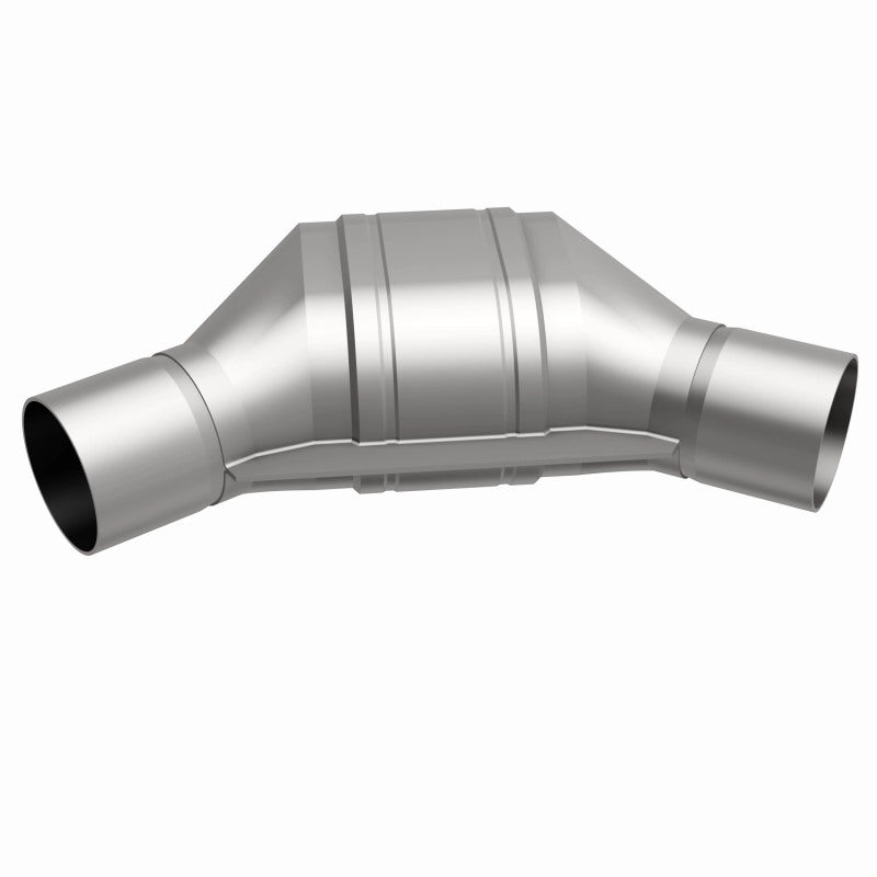 MagnaFlow Universal Catalytic Converter 2.00in Angled In/Out Frnt CA