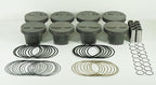 Mahle MS Piston Set SBC 358ci 4.040in Bore 3.500stk 6.000in Rod .0927in Pin -2cc 10.8 CR Set of 8