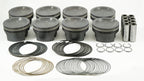 Mahle MS Piston Set SBF 281ci 3.551in Bore 3.543stk 5.933in Rod .866 Pin 0cc 11.9 CR Set of 8