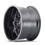 Mayhem 8107 Cogent 20x9 / 6x135 BP / 13mm Offset / 106mm Hub Black w/ Milled Spokes Wheel