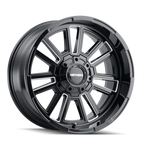 Mayhem 8115 Apollo 20x9 / 8x170 BP / 0mm Offset / 125.2mm Hub Black w/ Milled Spokes Wheel