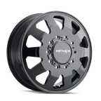 Mayhem 8181 Challenger Dually 22x8.25 / 10x225 BP / 169mm Offset / 170.1mm Hub Full Black Wheel