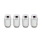 McGard Hex Lug Nut (Cone Seat) 7/16-20 / 13/16 Hex / 1.5in. Length (4-Pack) - Chrome