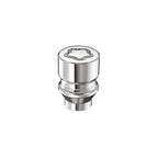 McGard Wheel Lock Nut Set - 4pk. (Uni-Lug) M12X1.5 / 13/16 Hex / .197in. Shank / 1.375in. L - Chrome