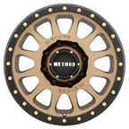 Method MR305 NV HD 18x9 +18mm Offset 8x170 130.81mm CB Method Bronze/Black Street Loc Wheel