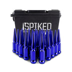 Mishimoto Mishimoto Steel Spiked Lug Nuts M12 x 1.5 24pc Set Blue