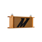 Mishimoto Universal 16-Row Oil Cooler Gold