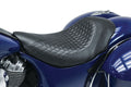 Mustang 14-21 Indian Chieftain,Chief,Dark Horse,Master,Indian Cafe Solo Seat w/Diam Stitch - Black