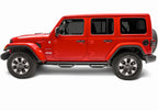 N-Fab Nerf Step 2018 Jeep Wrangler JL SUV 4 Door- Gloss Black - W2W - 3in