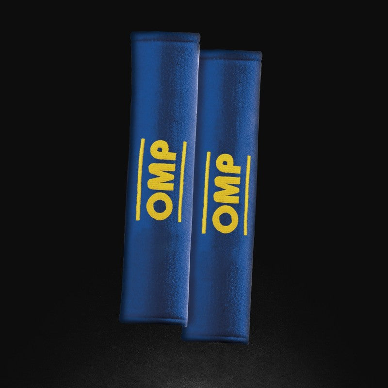 OMP Belt Pads (Pair) - Blue Safety Harness Pads 3 in.