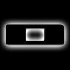 ORACLE Lighting Universal Illuminated LED Letter Badges - Matte Blk Surface Finish - D