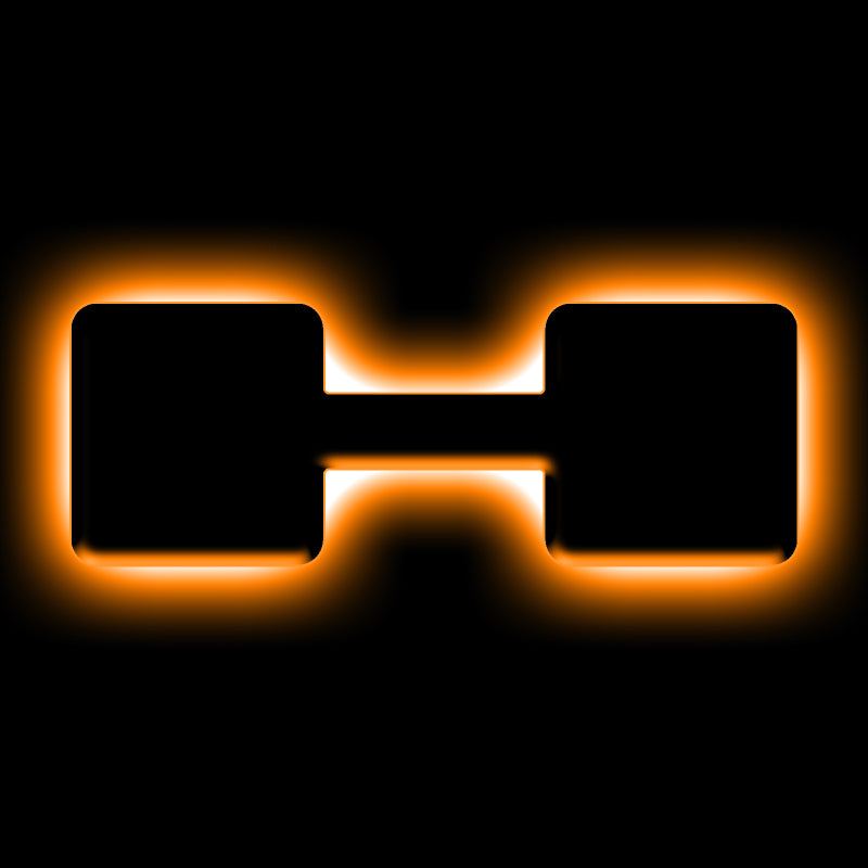 ORACLE Lighting Universal Illuminated LED Letter Badges - Matte Blk Surface Finish - H