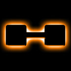 ORACLE Lighting Universal Illuminated LED Letter Badges - Matte Blk Surface Finish - H