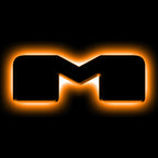 ORACLE Lighting Universal Illuminated LED Letter Badges - Matte Blk Surface Finish - M