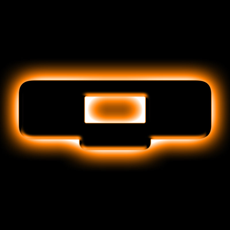 ORACLE Lighting Universal Illuminated LED Letter Badges - Matte Blk Surface Finish - Q