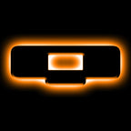 ORACLE Lighting Universal Illuminated LED Letter Badges - Matte Blk Surface Finish - Q