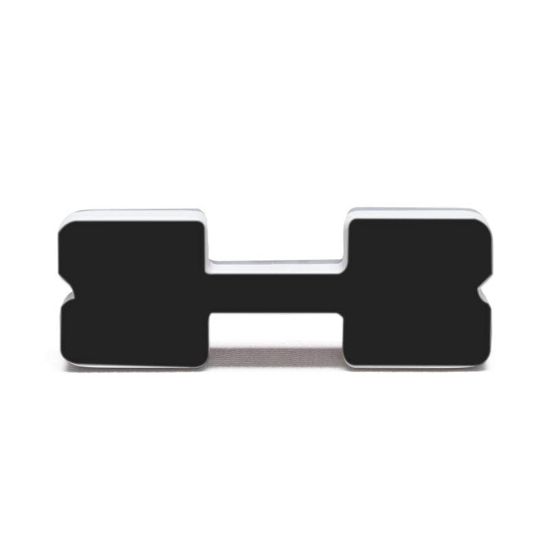 ORACLE Lighting Universal Illuminated LED Letter Badges - Matte Blk Surface Finish - X