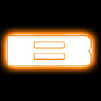 ORACLE Lighting Universal Illuminated LED Letter Badges - Matte Wht Surface Finish - B