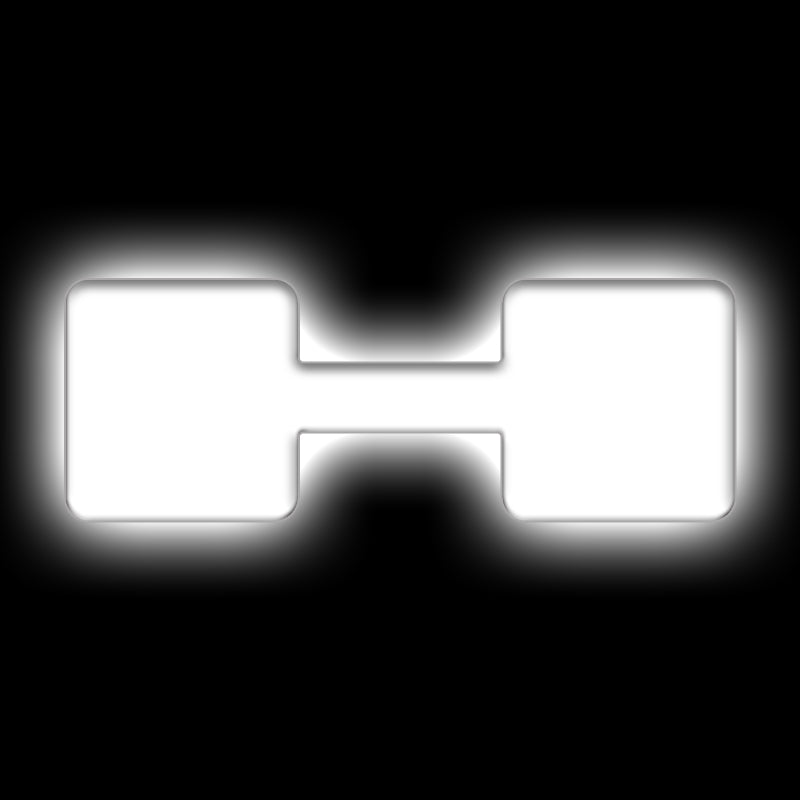 ORACLE Lighting Universal Illuminated LED Letter Badges - Matte Wht Surface Finish - H