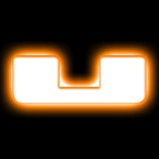 ORACLE Lighting Universal Illuminated LED Letter Badges - Matte Wht Surface Finish - U